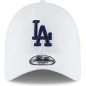 shapka-izvita-byala-reguliruem-9twenty-core-classic-na-los-angeles-dodgers-mlb-ot-new-era