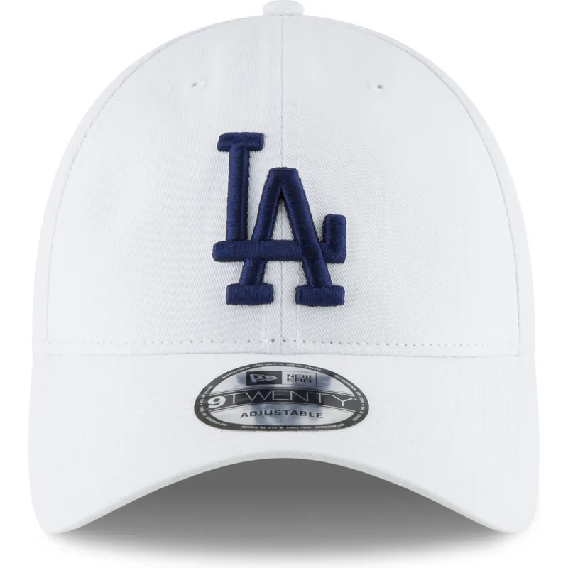 shapka-izvita-byala-reguliruem-9twenty-core-classic-na-los-angeles-dodgers-mlb-ot-new-era