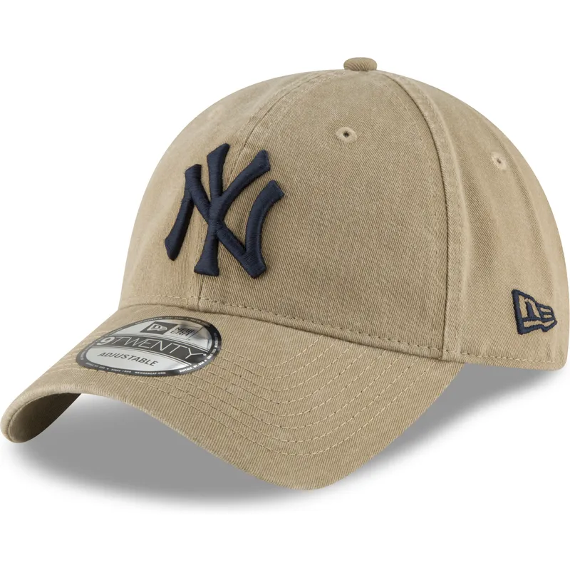 shapka-izvita-kafyav-reguliruem-9twenty-core-classic-na-new-york-yankees-mlb-ot-new-era