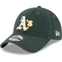 shapka-izvita-zelena-reguliruem-9twenty-core-classic-na-oakland-athletics-mlb-ot-new-era