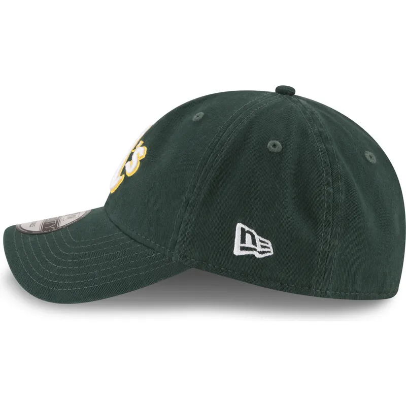 shapka-izvita-zelena-reguliruem-9twenty-core-classic-na-oakland-athletics-mlb-ot-new-era
