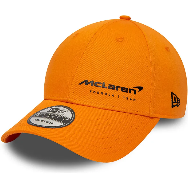 shapka-izvita-oranzhev-snapbek-9forty-flawless-na-mclaren-racing-formula-1-ot-new-era