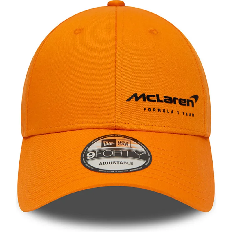 shapka-izvita-oranzhev-snapbek-9forty-flawless-na-mclaren-racing-formula-1-ot-new-era