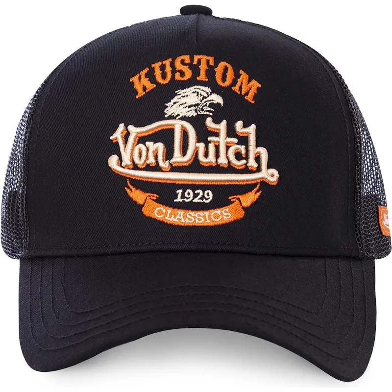 von-dutch-eag-blk-sort-trucker-kasket-til-dreng