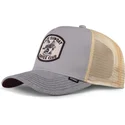 gra-og-beige-trucker-kasket-coffee-club-hft-fra-djinns