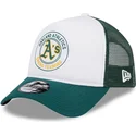 shapka-izvita-traker-zelena-snapbek-9forty-a-frame-circle-na-oakland-athletics-mlb-ot-new-era
