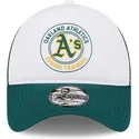 shapka-izvita-traker-zelena-snapbek-9forty-a-frame-circle-na-oakland-athletics-mlb-ot-new-era