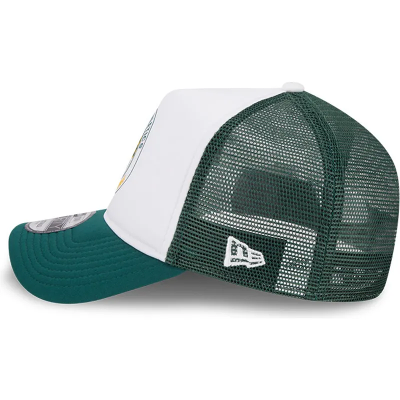 shapka-izvita-traker-zelena-snapbek-9forty-a-frame-circle-na-oakland-athletics-mlb-ot-new-era