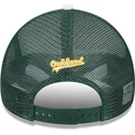 shapka-izvita-traker-zelena-snapbek-9forty-a-frame-circle-na-oakland-athletics-mlb-ot-new-era