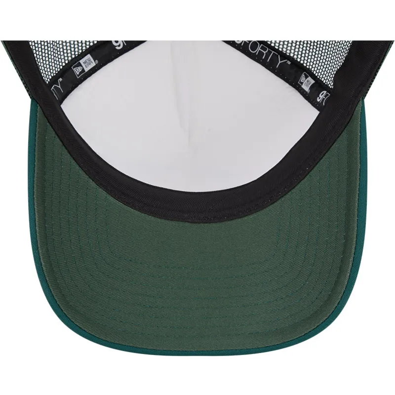 shapka-izvita-traker-zelena-snapbek-9forty-a-frame-circle-na-oakland-athletics-mlb-ot-new-era