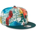 shapka-ploska-mnogocveten-snapbek-9fifty-spring-na-oakland-athletics-mlb-ot-new-era
