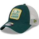 shapka-izvita-traker-zelena-snapbek-9twenty-stripe-na-oakland-athletics-mlb-ot-new-era
