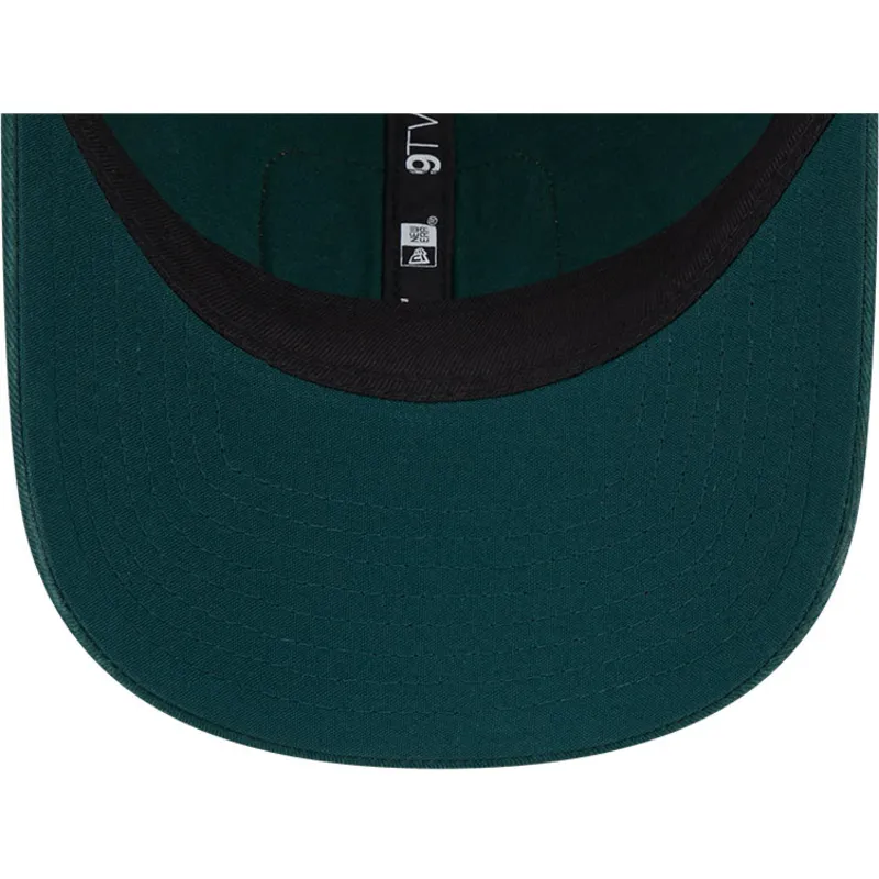 shapka-izvita-traker-zelena-snapbek-9twenty-stripe-na-oakland-athletics-mlb-ot-new-era