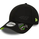 casquette-courbee-noire-ajustable-9forty-repreve-valentino-rossi-vr46-motogp-new-era