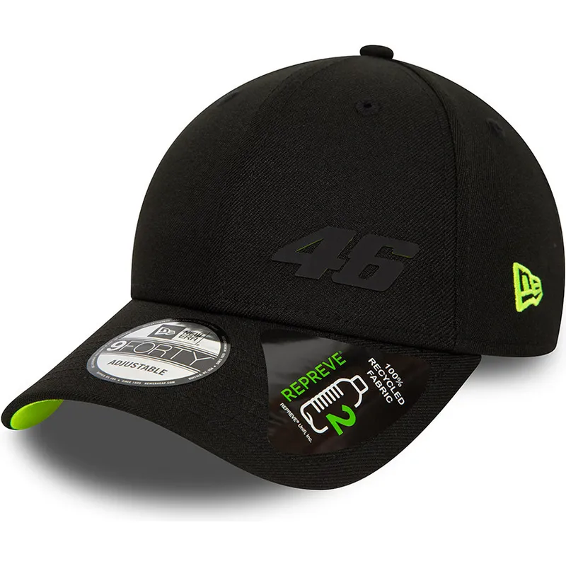 shapka-izvita-cherna-reguliruem-9forty-repreve-na-valentino-rossi-vr46-motogp-ot-new-era