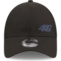 casquette-courbee-noire-ajustable-9forty-repreve-valentino-rossi-vr46-motogp-new-era