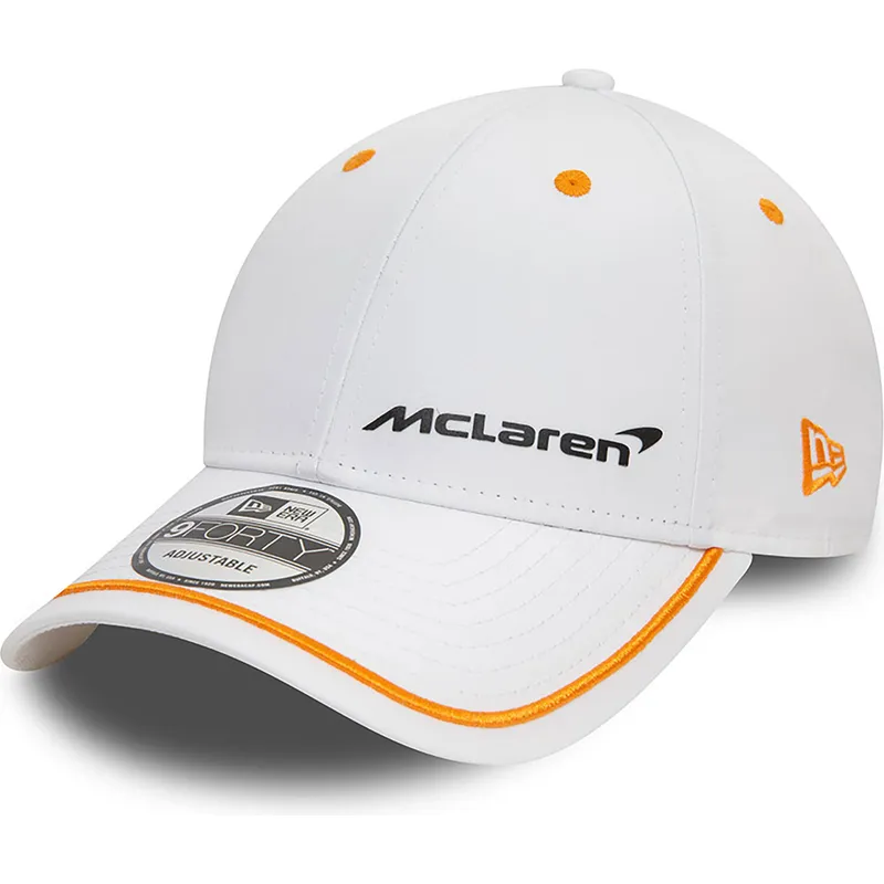 shapka-izvita-byala-reguliruem-9forty-contrast-piping-na-mclaren-racing-formula-1-ot-new-era