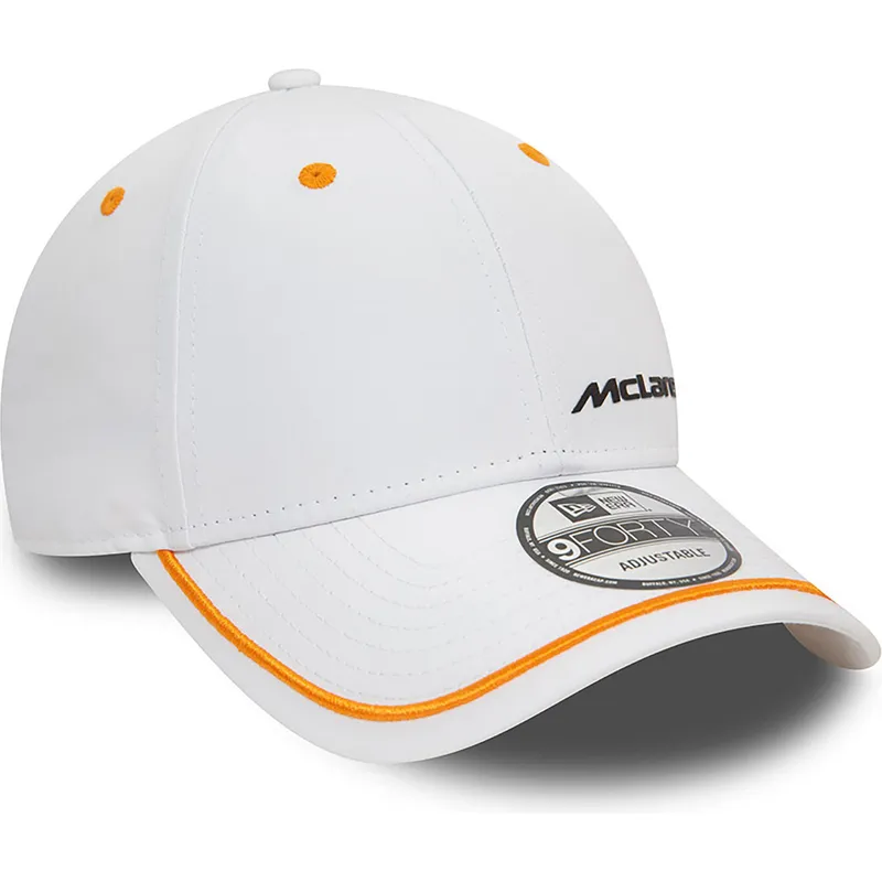 shapka-izvita-byala-reguliruem-9forty-contrast-piping-na-mclaren-racing-formula-1-ot-new-era