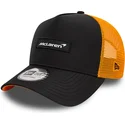 shapka-izvita-traker-cherna-snapbek-9forty-a-frame-patch-front-na-mclaren-racing-formula-1-ot-new-era