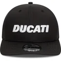 gorra-curva-negra-snapback-9fifty-ripstop-de-ducati-motor-motogp-de-new-era