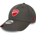 shapka-izvita-cherna-reguliruem-9forty-ripstop-na-ducati-motor-motogp-ot-new-era