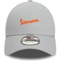 shapka-izvita-siv-reguliruem-9forty-seasonal-colour-na-vespa-piaggio-ot-new-era