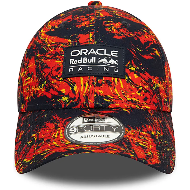 shapka-izvita-chervena-reguliruem-9forty-all-over-print-na-red-bull-racing-formula-1-ot-new-era
