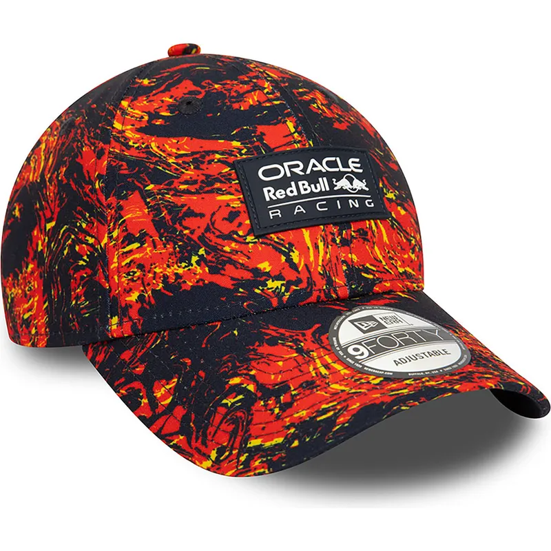 shapka-izvita-chervena-reguliruem-9forty-all-over-print-na-red-bull-racing-formula-1-ot-new-era