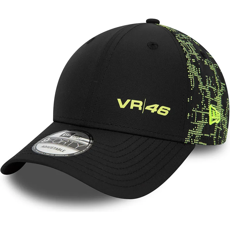 shapka-izvita-cherna-snapbek-9forty-poly-print-na-valentino-rossi-vr46-motogp-ot-new-era