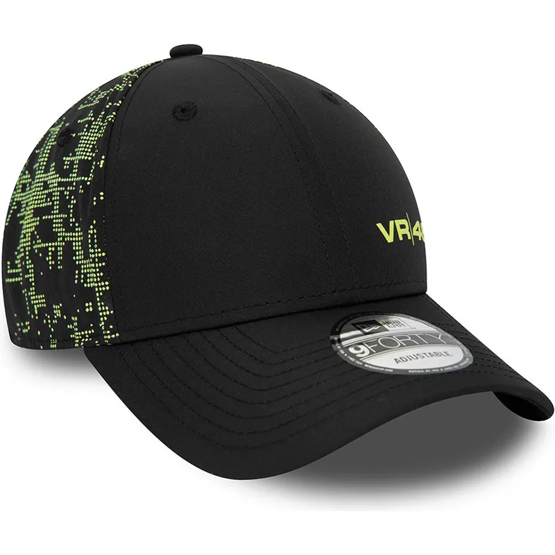 shapka-izvita-cherna-snapbek-9forty-poly-print-na-valentino-rossi-vr46-motogp-ot-new-era