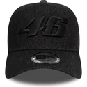shapka-izvita-traker-cherna-snapbek-9forty-a-frame-denim-na-valentino-rossi-vr46-motogp-ot-new-era