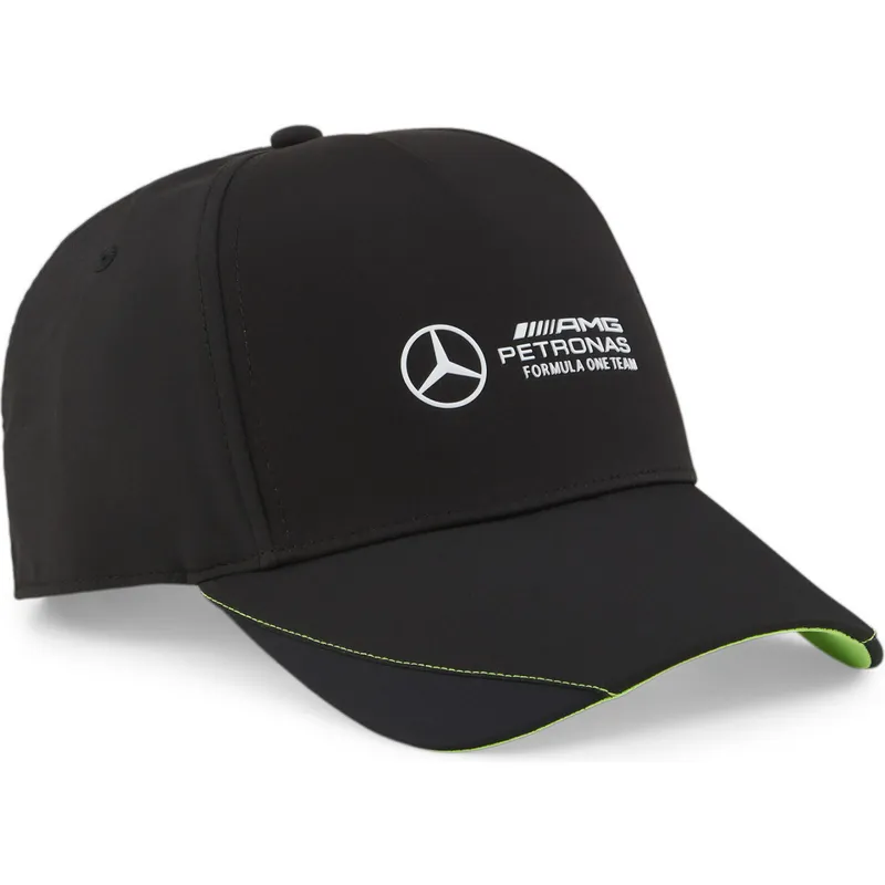 shapka-izvita-cherna-snapbek-bb-na-mercedes-formula-1-ot-puma
