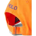 polo-ralph-lauren-curved-brim-blue-logo-cotton-chino-classic-sport-orange-adjustable-cap