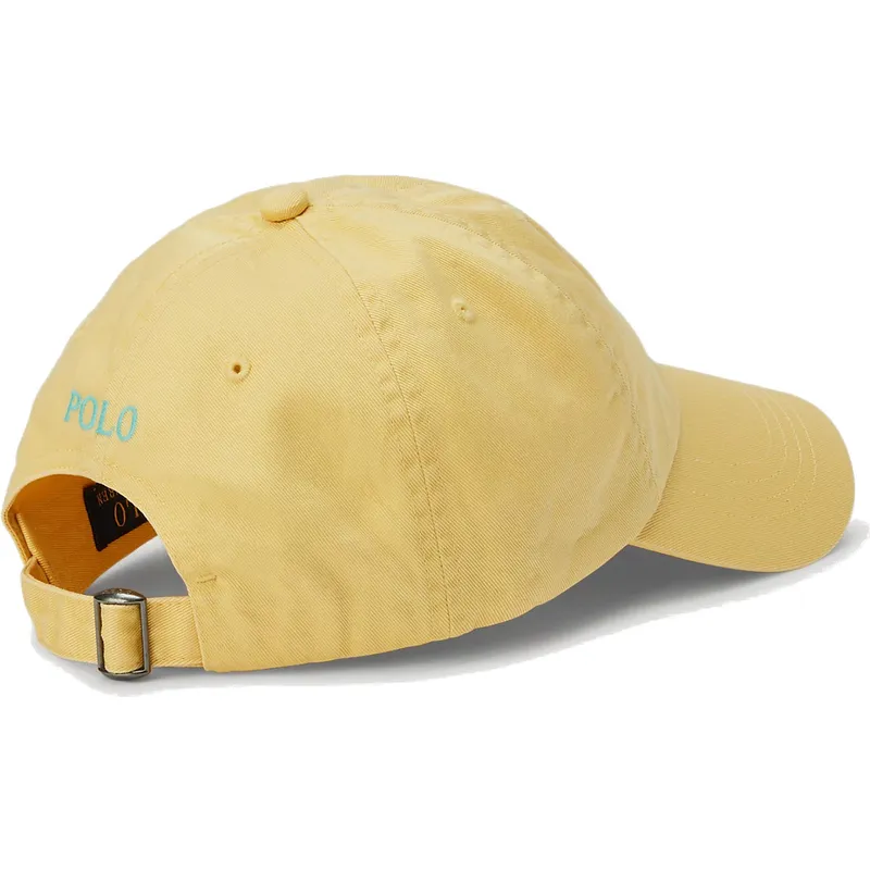 polo-ralph-lauren-shapka-s-izvita-kozirka-sino-logo-cotton-chino-classic-sport-zhlta-reguliruema
