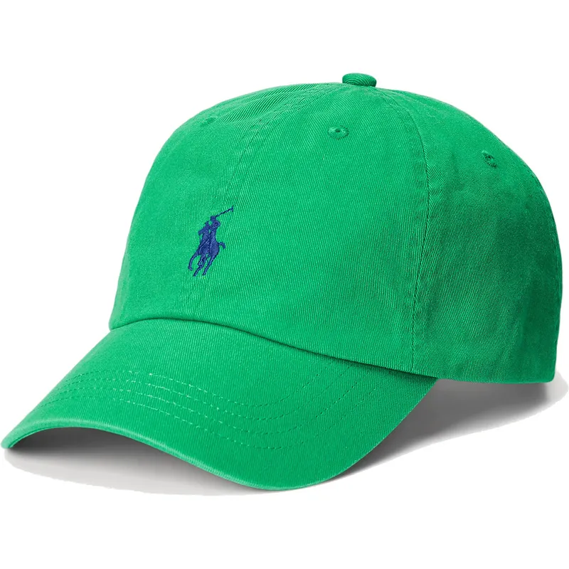 shapka-izvita-zelena-reguliruem-cotton-chino-classic-sport-ot-polo-ralph-lauren