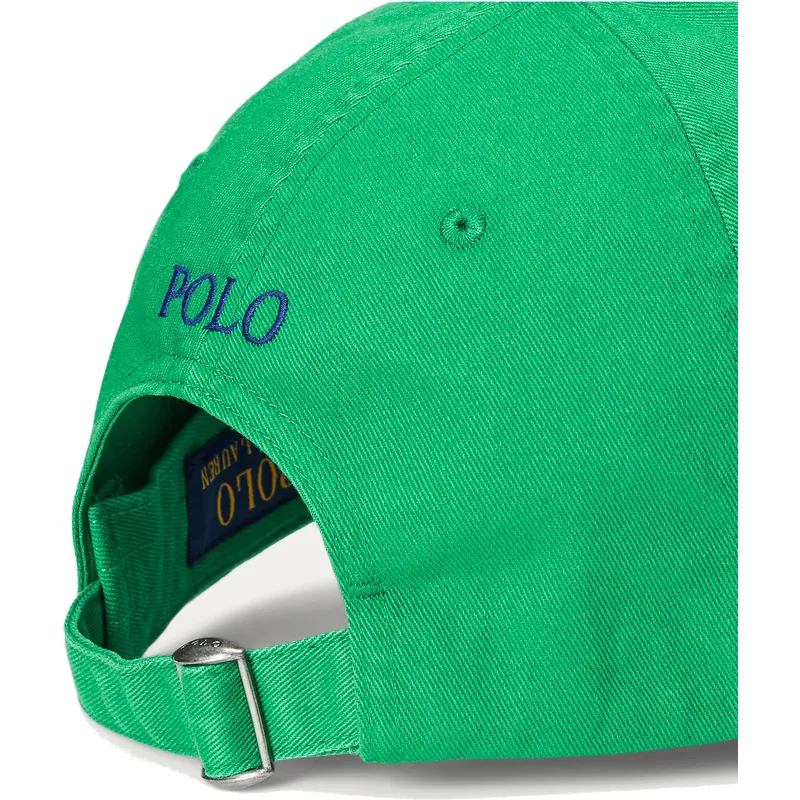 shapka-izvita-zelena-reguliruem-cotton-chino-classic-sport-ot-polo-ralph-lauren