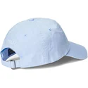 polo-ralph-lauren-shapka-s-izvita-kozirka-byalo-logo-cotton-chino-classic-sport-svetlosinya-reguliruema