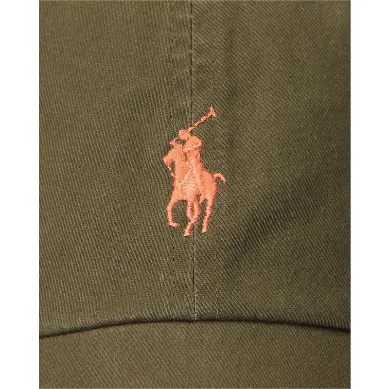 polo-ralph-lauren-shapka-s-izvita-kozirka-oranzhevo-logo-cotton-chino-classic-sport-zelena-reguliruema