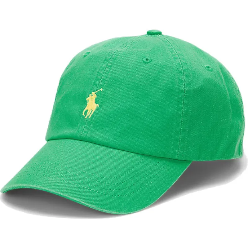 shapka-izvita-zelena-reguliruem-cotton-chino-classic-sport-ot-polo-ralph-lauren