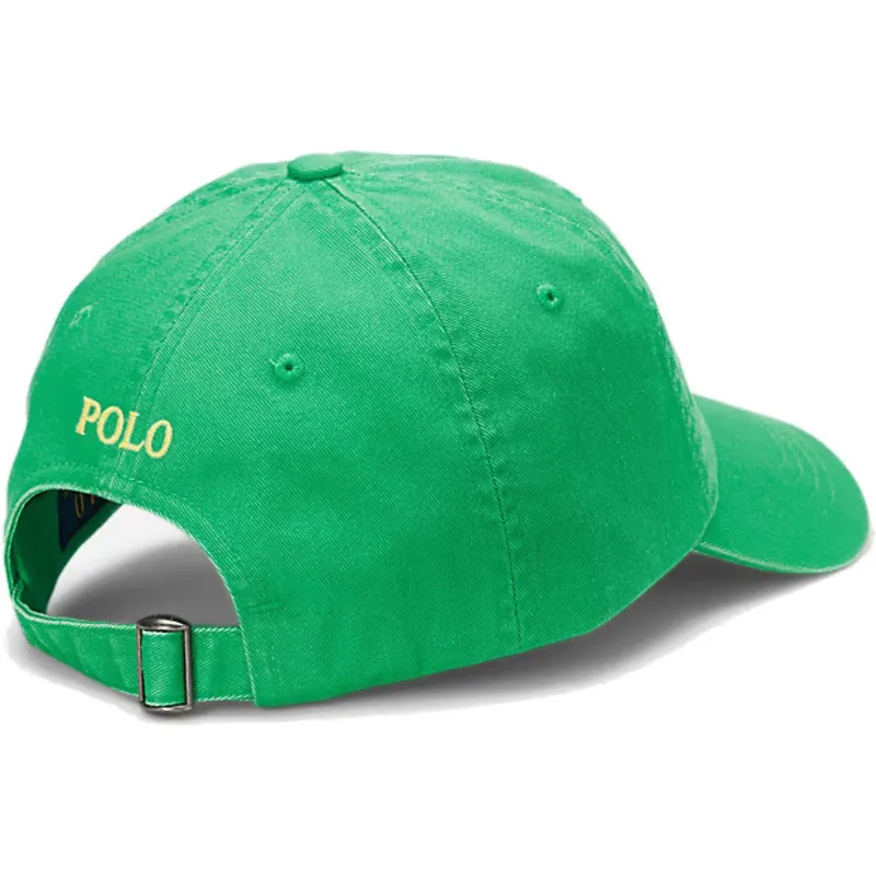 shapka-izvita-zelena-reguliruem-cotton-chino-classic-sport-ot-polo-ralph-lauren