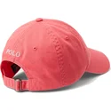 shapka-izvita-chervena-reguliruem-cotton-chino-classic-sport-ot-polo-ralph-lauren