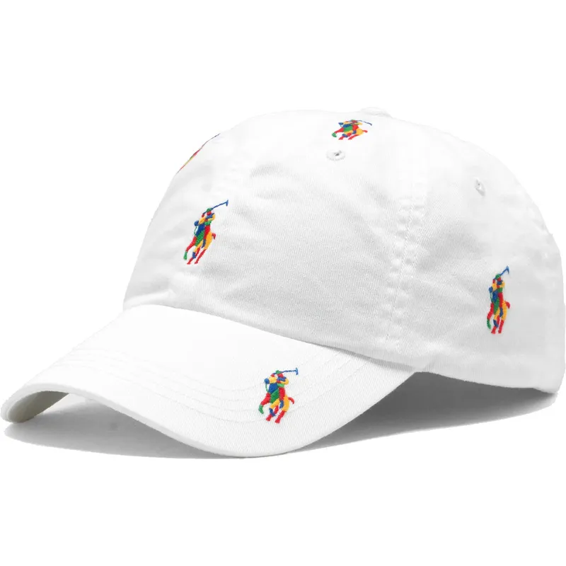 shapka-izvita-byala-reguliruem-multicolor-classic-sport-multi-ot-polo-ralph-lauren
