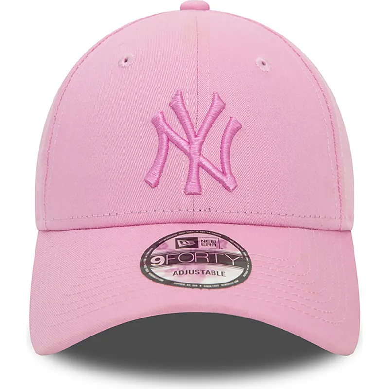 shapka-izvita-roza-reguliruem-9forty-league-essential-na-new-york-yankees-mlb-ot-new-era