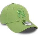 shapka-izvita-zelena-reguliruem-9forty-league-essential-na-new-york-yankees-mlb-ot-new-era