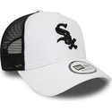 shapka-izvita-traker-byala-snapbek-a-frame-league-essential-na-chicago-white-sox-mlb-ot-new-era