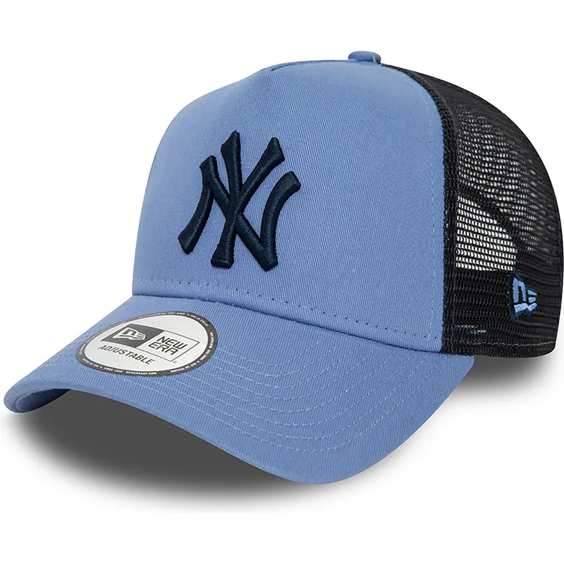 shapka-izvita-traker-sinya-snapbek-a-frame-league-essential-na-new-york-yankees-mlb-ot-new-era