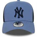 shapka-izvita-traker-sinya-snapbek-a-frame-league-essential-na-new-york-yankees-mlb-ot-new-era
