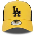 shapka-izvita-traker-zhlt-snapbek-a-frame-league-essential-na-los-angeles-dodgers-mlb-ot-new-era