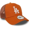 shapka-izvita-traker-kafyav-snapbek-a-frame-league-essential-na-los-angeles-dodgers-mlb-ot-new-era