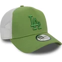 shapka-izvita-traker-zelena-snapbek-a-frame-league-essential-na-los-angeles-dodgers-mlb-ot-new-era